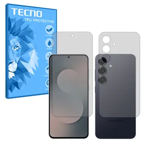 Tecno Resistant model matte screen protector suitable for Samsung Galaxy S25 FE Mobile phone along with the back protector