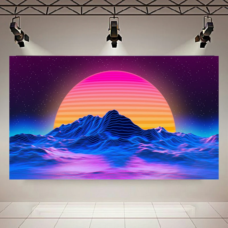 پوستر مدل بک لایت طرح غروب خورشید کد AR30785