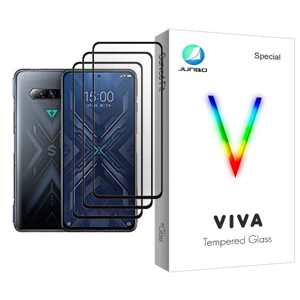 محافظ صفحه نمایش جانبو مدل Viva Glass MIX003 مناسب برای گوشی موبایل شیائومی Black Shark 4 Pro بسته سه عددی