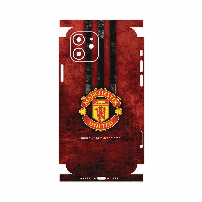 برچسب پوششی ماهوت مدل Manchester-United-FullSkin مناسب برای گوشی موبایل اپل iPhone 12