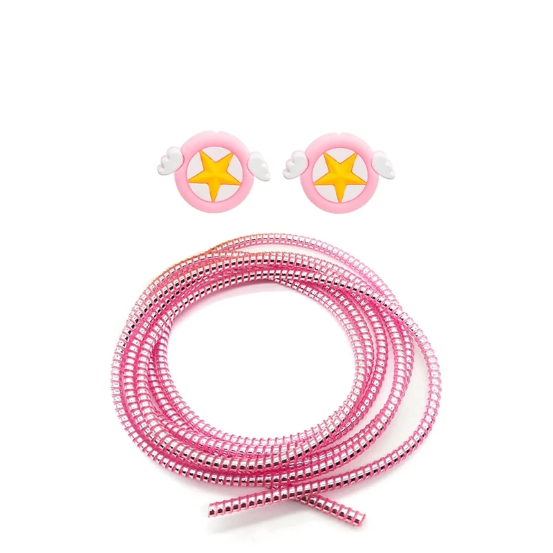 محافظ کابل شارژ و هندزفری طرح ستاره مدل Star305 بسته سه عددی 