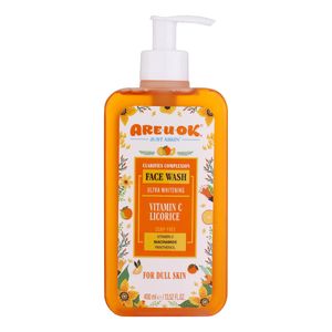 ژل شست‌وشوی صورت آریو اکی مدل روشن‌کننده مناسب پوست‌های مات و کدر حجم 400 میلی‌لیتر