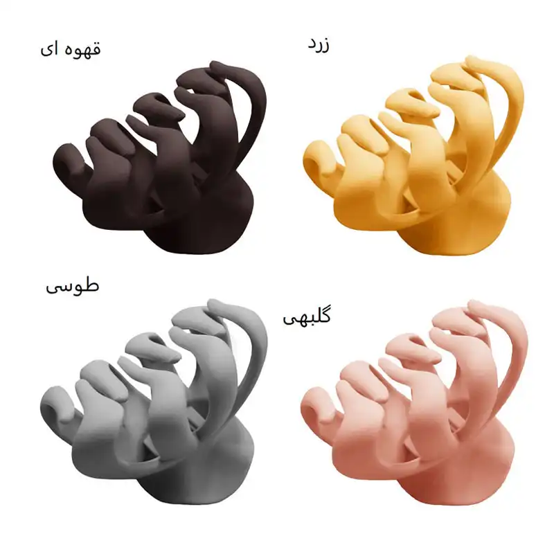 کلیپس مو زنانه مدل گوجه ای شمعی