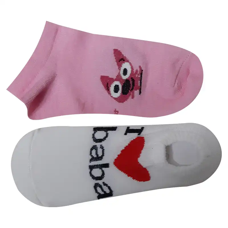 جوراب دخترانه کد 310 مجموعه 2 عددی