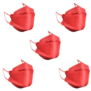 ماسک تنفسی  مدل سه بعدی چهار لایه 3D-KF94R بسته 5 عددی
