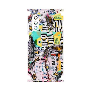 MAHOOT Collage of Teared Paper-FullSkin Cover Sticker for Motorola Moto G52
