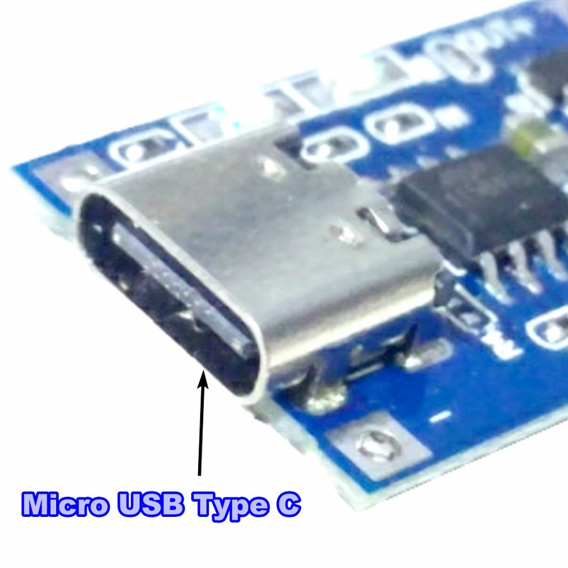 ماژول شارژر باتری مدل TP- 4056 Micro USB TypeC بسته 3 عددی
