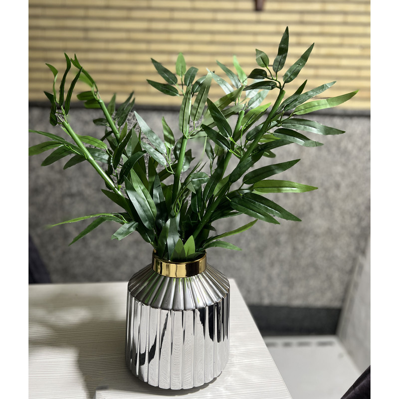 گل مصنوعی مدل شاخه تک بامبو مجموعه 3 عددی