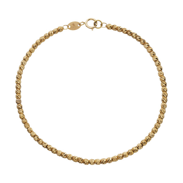 دستبند طلا 18 عیار زنانه مایا ماهک مدل MB1565 طرح گوی تراش