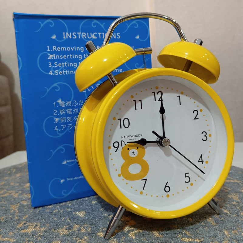 ساعت رومیزی کودک مدل زنگ دار کد tw85