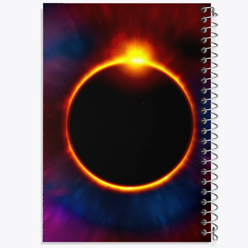 دفتر نقاشی 50 برگ خندالو طرح کهکشان (galaxy) کد F6705