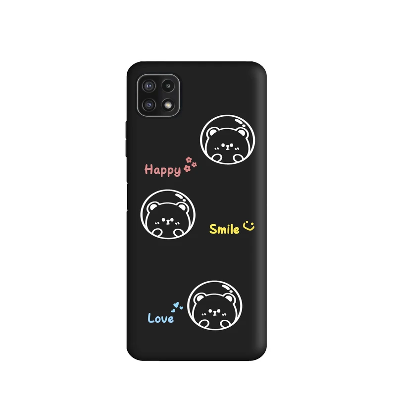 کاور قاب گارد طرح خرسی کد s8105 مناسب برای گوشی موبایل سامسونگ Galaxy A22 5G
