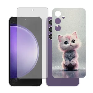 Glass Together model Matte Screen Protector Suitable for Samsung Galaxy A55 Mobile Phone with Back cover sticker