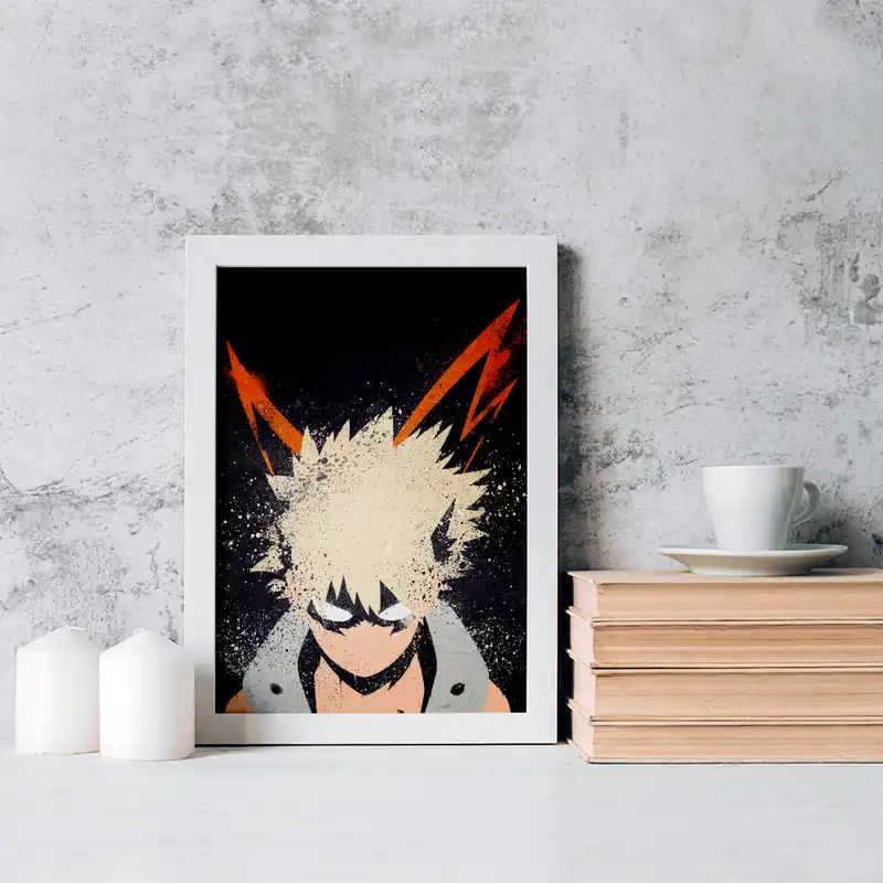 تابلو خندالو مدل باکوگو انیمه آکادمی قهرمان من کد 16123