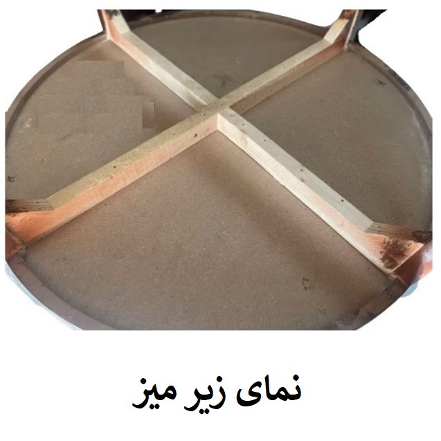 میز و صندلی ناهارخوری 4 نفره گالری چوب آشنایی مدل Khod100-005