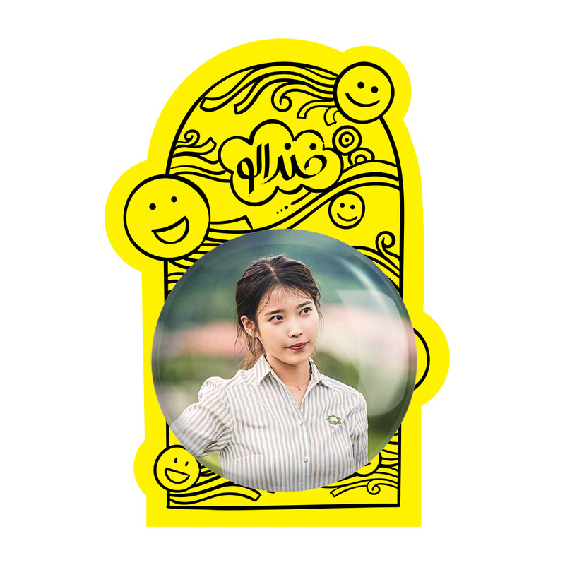 آینه جیبی خندالو طرح آیو IU مدل تاشو کد 19837