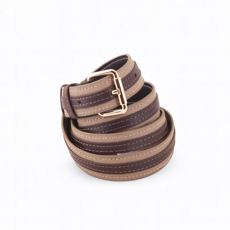 کمربند زنانه چرم یلسان مدل لارن کد 139-MC