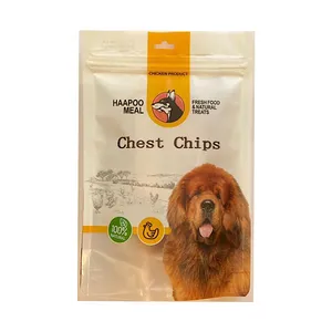تشویقی سگ هاپومیل مدل چیپس سینه مرغ وزن 50 گرم