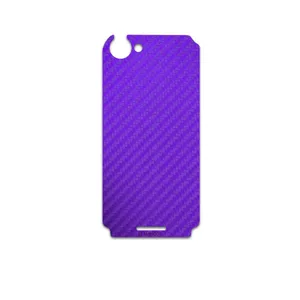 MAHOOT Purple-Fiber Cover Sticker for Sony Xperia L