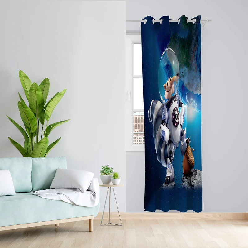 پرده طرح SID مدل مخمل پانچی کد L 1197L Z سایز 140x200 سانتی متر