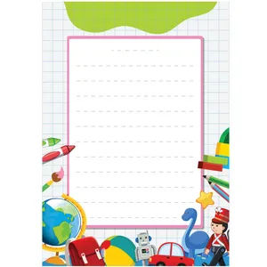 پوستر آموزشی مدل صفحه تمرین وایت بردی 