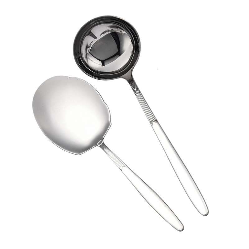 کفگیر و ملاقه جی فی نی کد 02 مجموعه 2 عددی