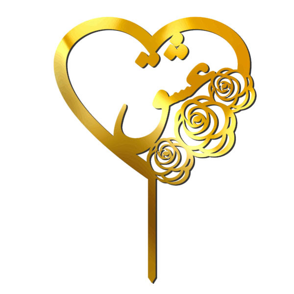 تاپر تولد طرح عشق کد 5049