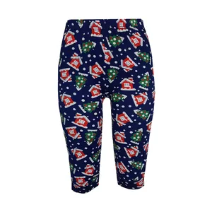 شلوارک زنانه مدل Christmas رنگ سرمه ای