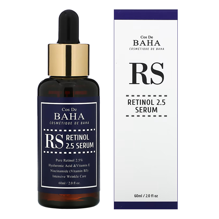 سرم ضد چروک کاز دی باها مدل RETINOL 2.5 حجم 60 میلی لیتر