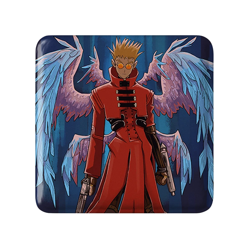 پیکسل خندالو طرح وش انیمه تریگان (Trigun) مدل مربعی کد 36238