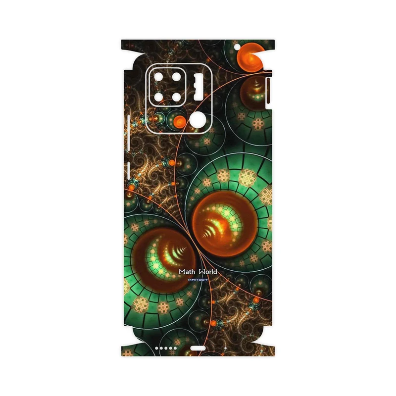 برچسب پوششی ماهوت مدل Mathematical Geometric Shape 3-FullSkin مناسب برای گوشی موبایل شیائومی Redmi 10C