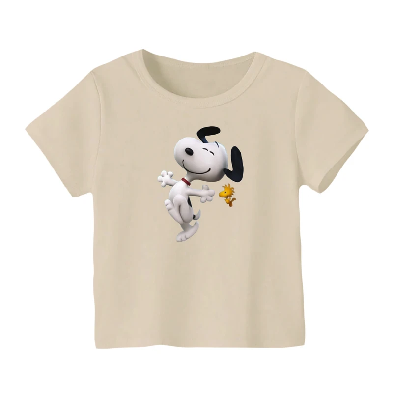 تی شرت آستین کوتاه بچگانه مدل اسنوپی کد ۶۱