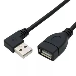  کابل افزایش طول USB2.0 مدل Degree90 Right طول 0.3 متر