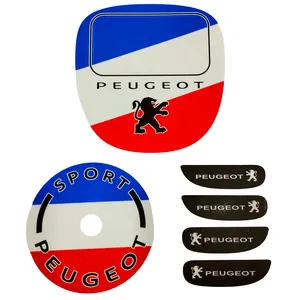 برچسب ست کامل خودرو مدل اکلیلی کد ST-KML-MSKI مناسب برای پژو 206 مجموعه 6 عددی