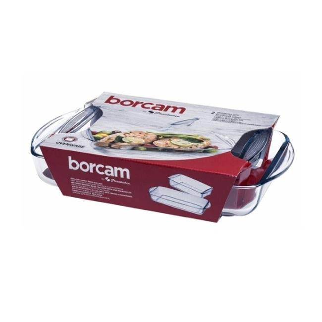 ظرف پخت پاشاباغچه مدل BORCAM کد 159190 بسته دو عددی