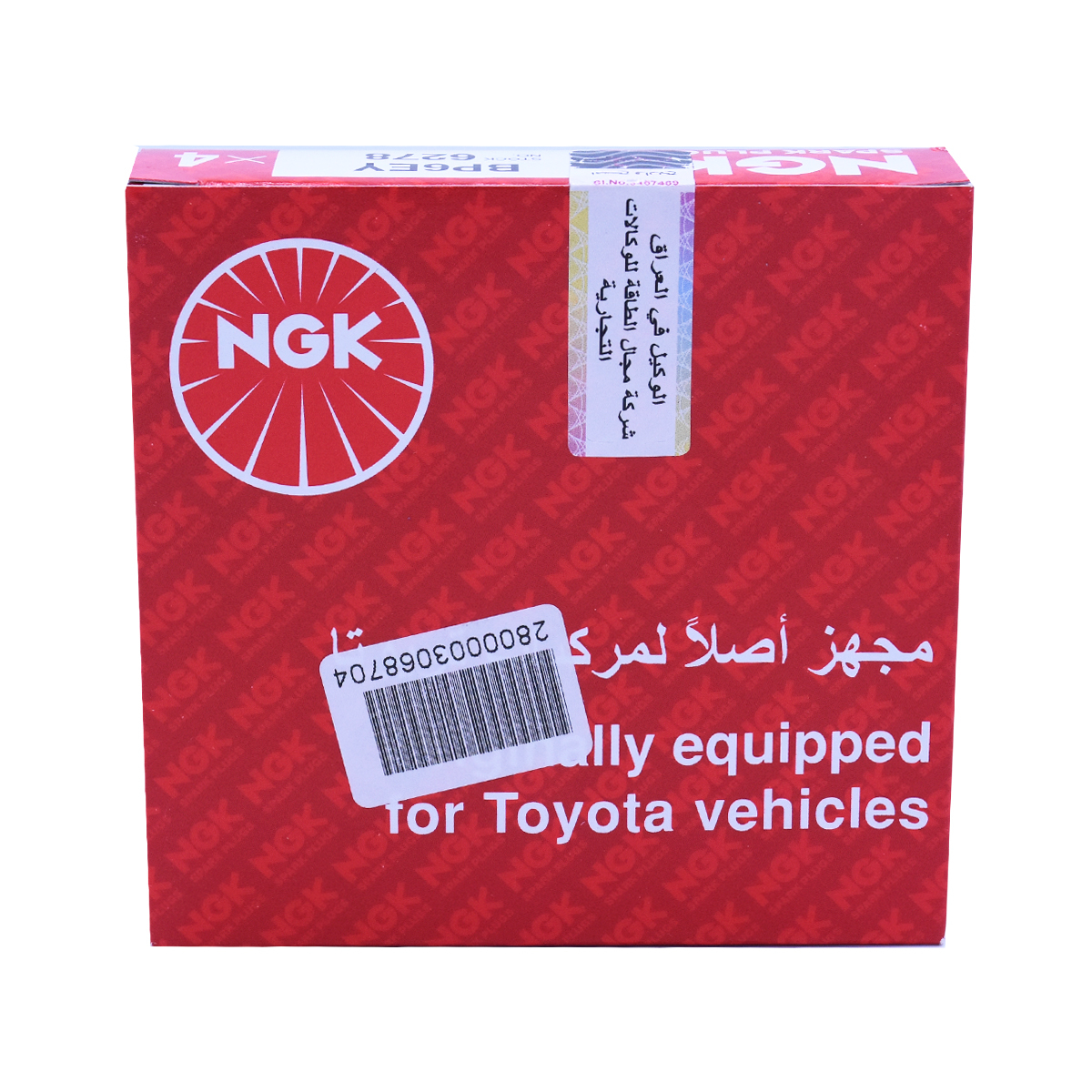 شمع خودرو ان جی کی مدل کاربرات کد BP6EY-6278 بسته 4 عددی