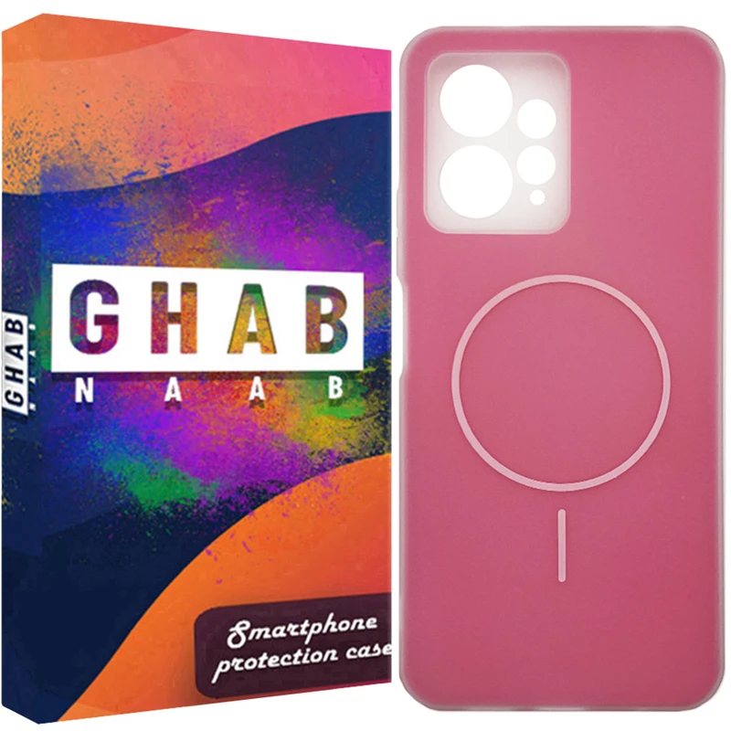 کاور قاب ناب مدل پاستیلی طرح MagSafe مناسب برای گوشی موبایل شیائومی Redmi Note 12 4G 