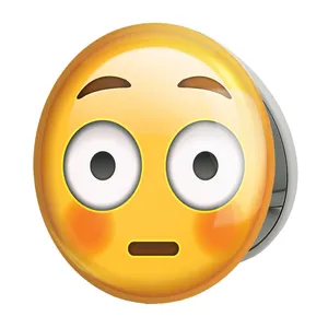 آینه جیبی خندالو طرح ایموجی مدل تاشو کد 24687 