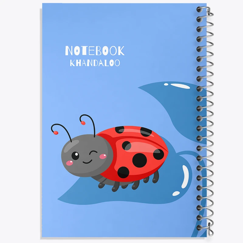 دفتر مشق 50 برگ خندالو طرح کفشدوزک کد N972