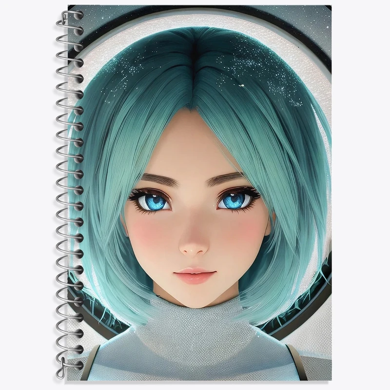 دفتر لغت 50 برگ خندالو طرح دخترانه کد N1597