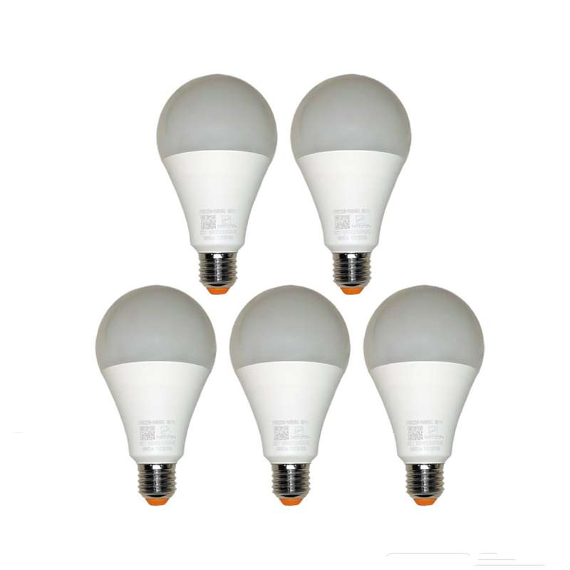 لامپ 15 وات نمانور مدل LED پایه E27 بسته 5 عددی
