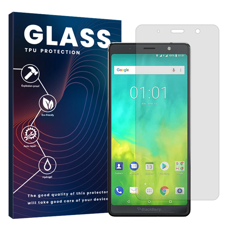 محافظ صفحه نمایش شفاف گلس مدل Resistant مناسب برای گوشی موبایل بلک بری Evolve