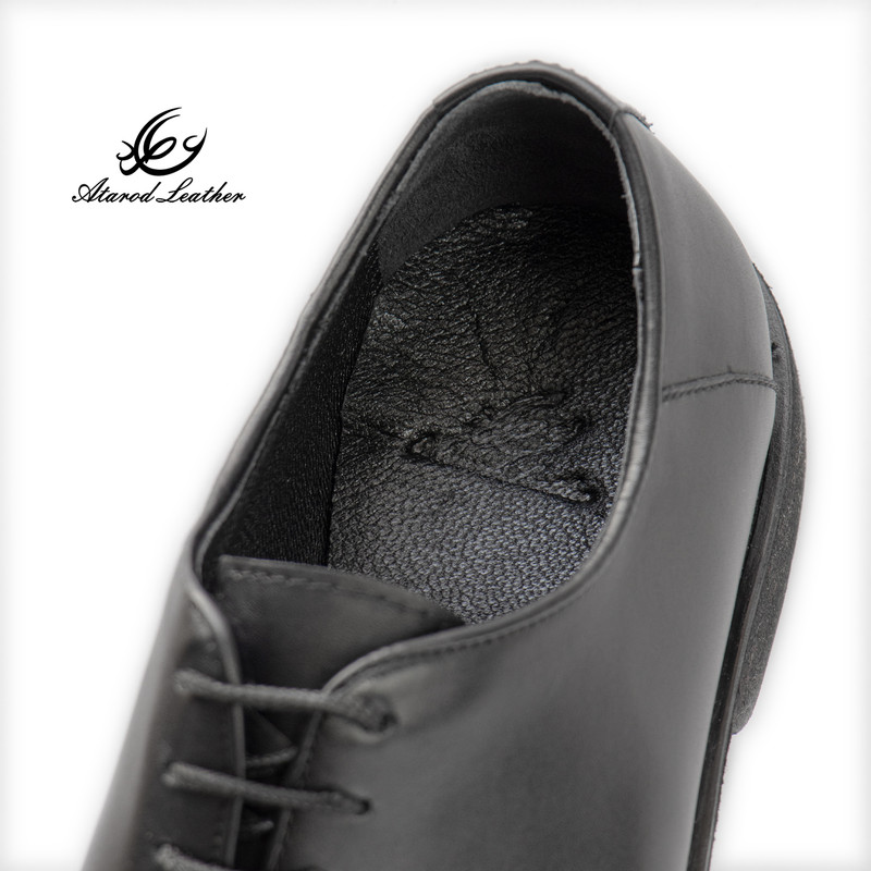 کفش رسمی مردانه چرم عطارد مدل چرم طبیعی کد SH322