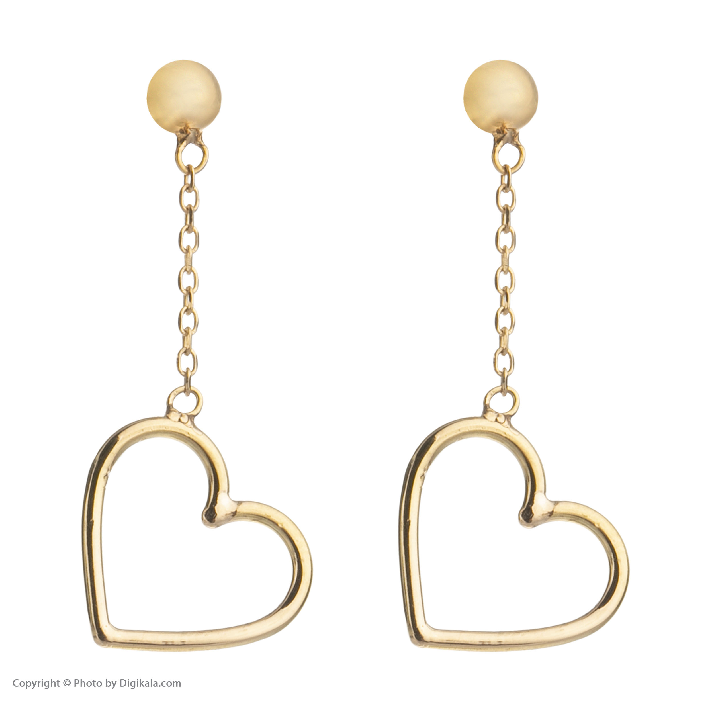 گوشواره طلا 18 عیار زنانه مایا ماهک مدل ME0954