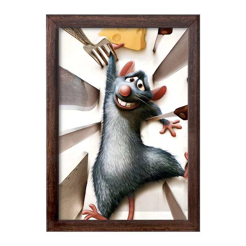 تابلو خندالو طرح موش سرآشپز (Ratatouille) کد F8328