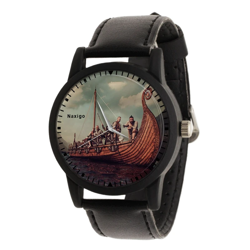 ساعت مچی عقربه ای ناکسیگو مدل Vikings کد LF13940
