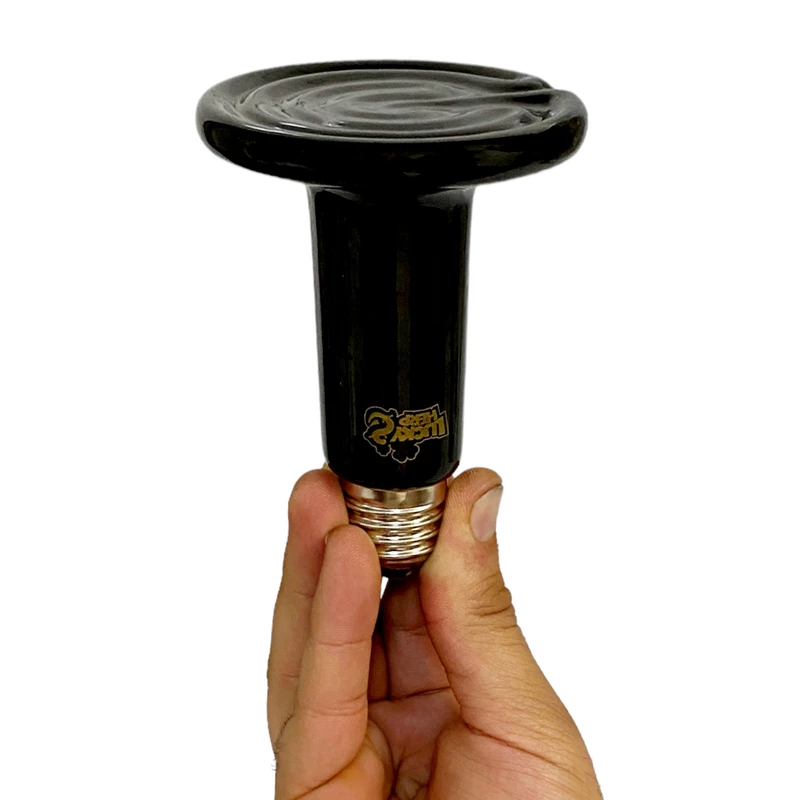 عکس شماره 5 : لامپ مادون قرمز 100 وات لاکی هرپ مدل سرامیکی کد ceramic-heater-220v-100w پایه e27