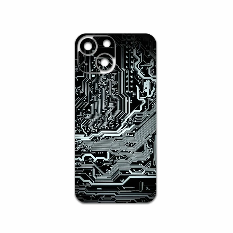 برچسب پوششی ماهوت مدل Black-Printed-Circuit-Board مناسب برای گوشی موبایل اپل iPhone 13 Mini