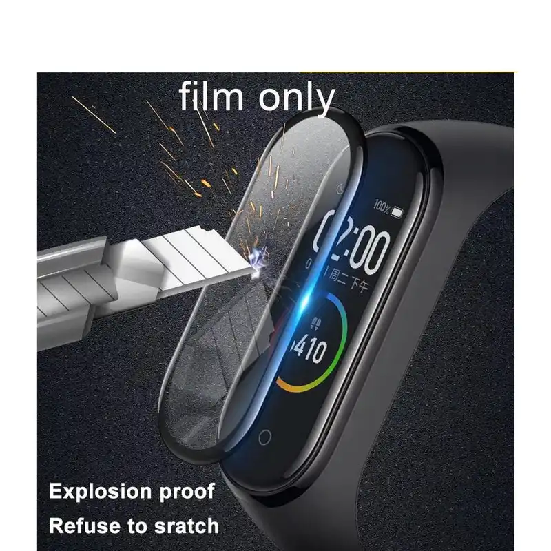 محافظ صفحه نمایش گیرینی مدل GR_07 مناسب برای ساعت هوشمند شیائومی Mi Band 5 بسته دو عددی