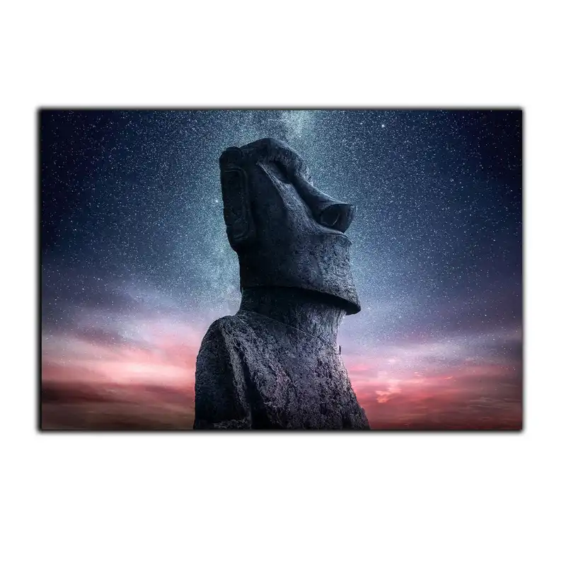 تابلو شاسی بکلیت طرح منظره مجسمه سنگی جزیره ایستر مدل SH-S2826